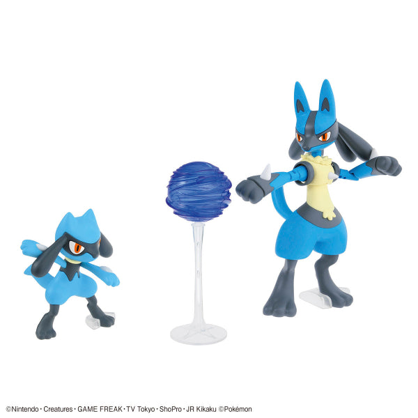 Pokemon Plastic Model Collection 44 Select Series Riolu & Lucario 寵物小精靈 寶可夢 利奧路 路卡利奧