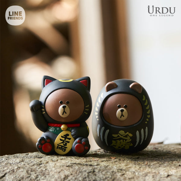 Urdu - Fukuheya Good Luck Brown 福部屋招財貓 Line Friends (set of 8)