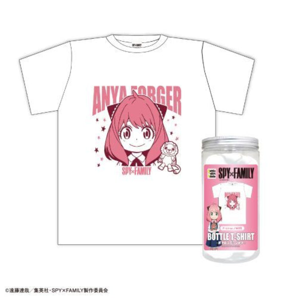 Spy x Family 間諜家家酒 Bottle T-Shirt (A Cool Ver. (Black) / B Anya Ver. (White))