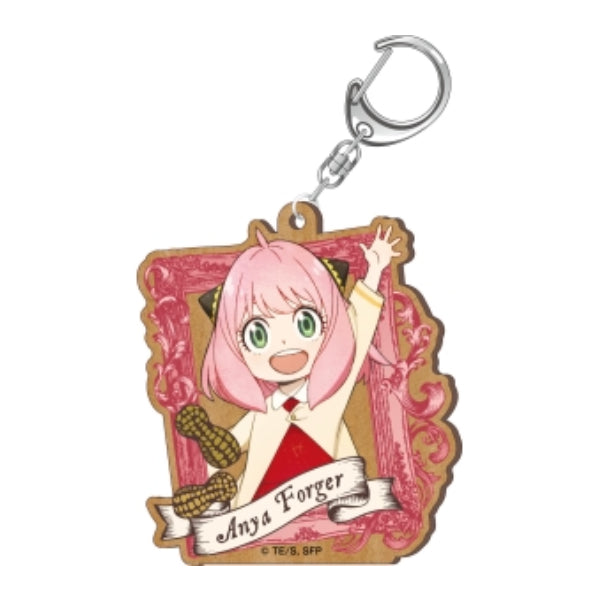 SPY×FAMILY Vintage Series Wood Plate Keychain (6 variants) 間諜家家酒 間諜過家家