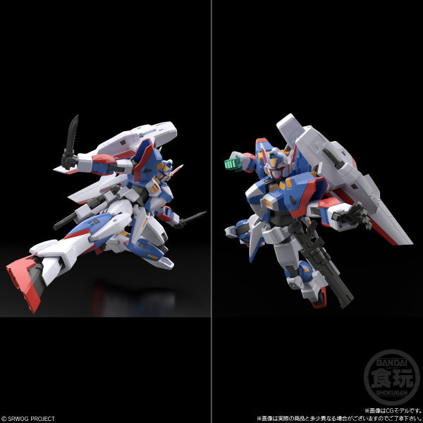 SMP [SHOKUGAN MODELING PROJECT] SUPER ROBOT WARS OG R-1 & R-GUN W/O GUM 超級機械人大戰OG
