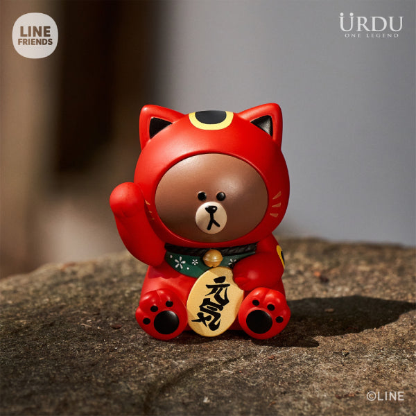 Urdu - Fukuheya Good Luck Brown 福部屋招財貓 Line Friends (set of 8)