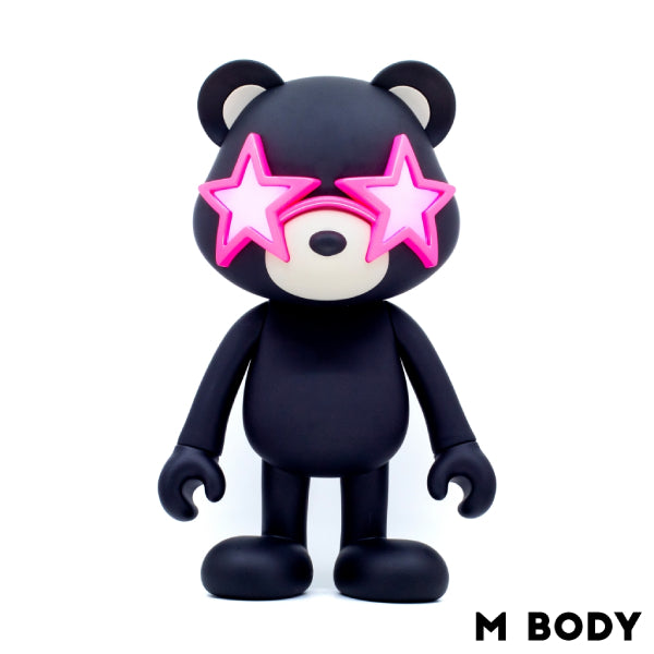 Herocross - PHANTA BEAR(BLK WITH PINK GLASSRS) 范特熊 (PHB#003B L 400% / PHB#003C M 200%)