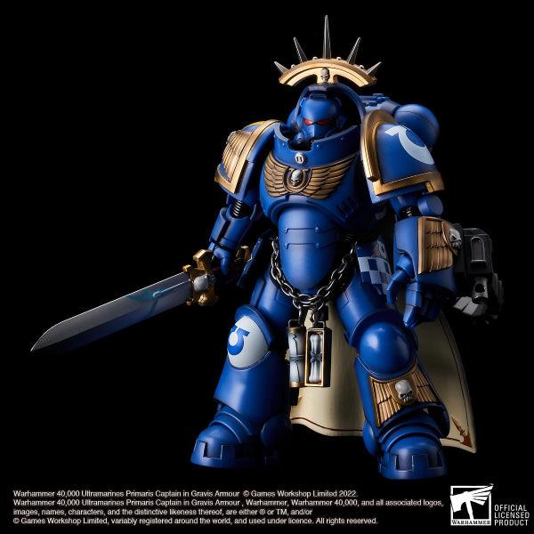 WARHAMMER 40,000 ULTRAMARINES PRIMARIS CAPTAIN IN GRAVIS ARMOUR 戰鎚40K