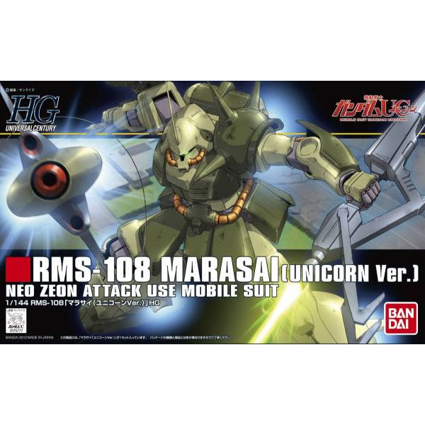 HGUC 1/144 RMS-108 MARASAI (UNICORN VER) 機動戰士 高達 姆力沙