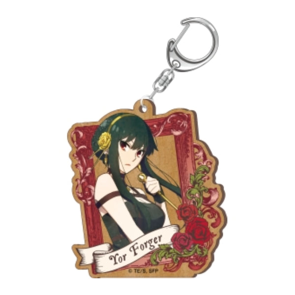 SPY×FAMILY Vintage Series Wood Plate Keychain (6 variants) 間諜家家酒 間諜過家家