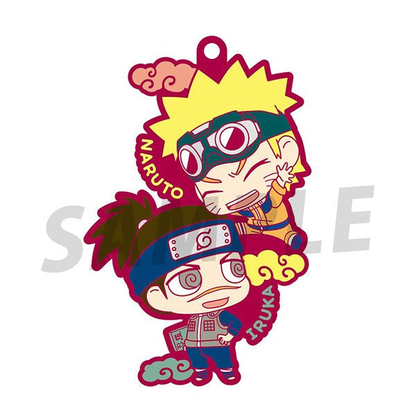 Rubber Mascot Buddycolle  NARUTO Another two-man cell! (repeat) 火影忍者 (box of 6)