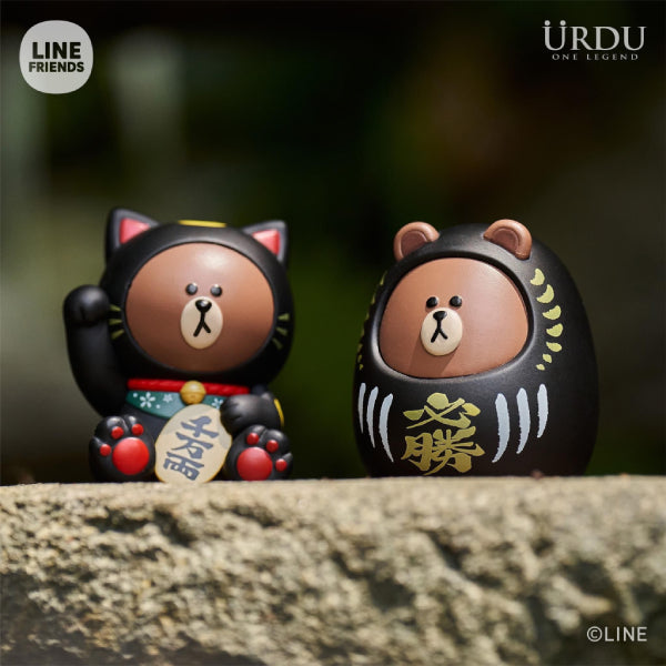 Urdu - Fukuheya Good Luck Brown 福部屋招財貓 Line Friends (set of 8)