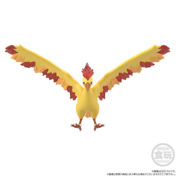 POKEMON 寵物小精靈 寶可夢 SCALE WORLD KANTO REGION MOLTRES & ZAPDOS & ARTICUNO W/O GUM