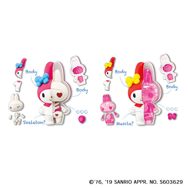 KAITAI FANTASY KITTY & MY MELODY (set of 4)