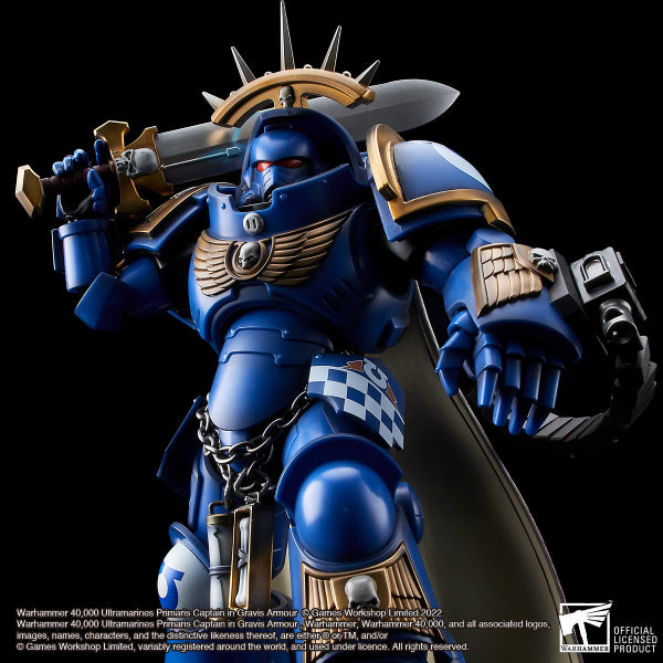 WARHAMMER 40,000 ULTRAMARINES PRIMARIS CAPTAIN IN GRAVIS ARMOUR 戰鎚40K