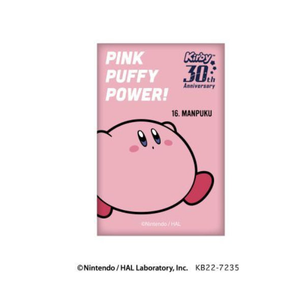星之卡比 Kirby's Dream Land 30th Square Can Badge (set of 10)