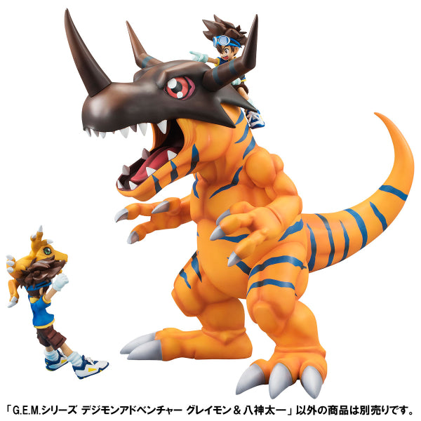 G.E.M. series Digimon Adventure Greymon & Taichi Yagami (repeat) 數碼暴龍