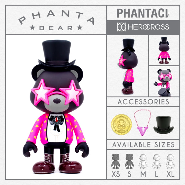 Herocross - PHANTA BEAR(Pink Magician) 范特熊 (PHB#001B L 400% / PHB#001C M 200%)