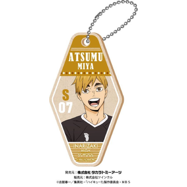 排球少年 Haikyu!! Wood Motel Key Chain Box (set of 9)