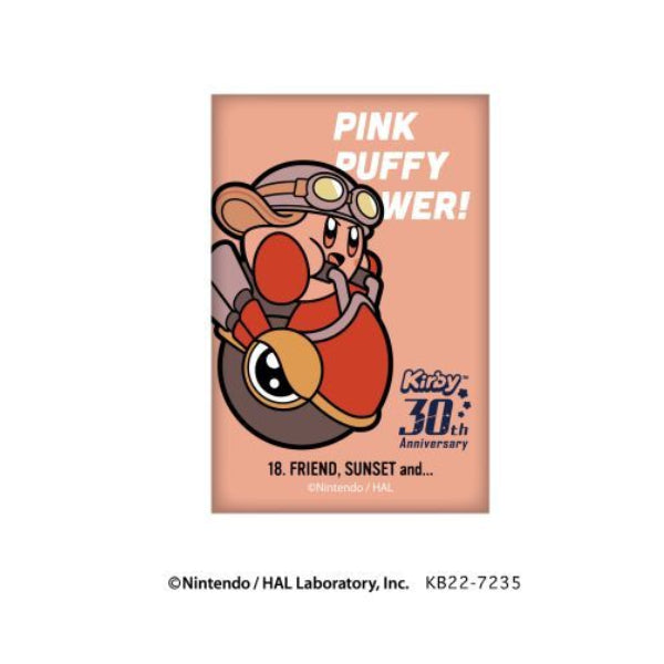 星之卡比 Kirby's Dream Land 30th Square Can Badge (set of 10)