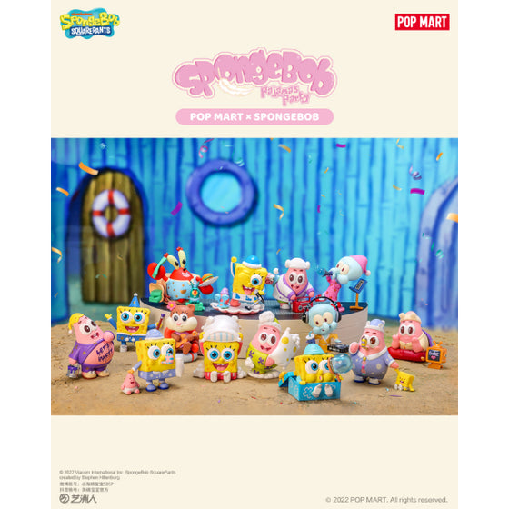 Pop Mart - SpongeBob Pajamas Party 海綿寶寶