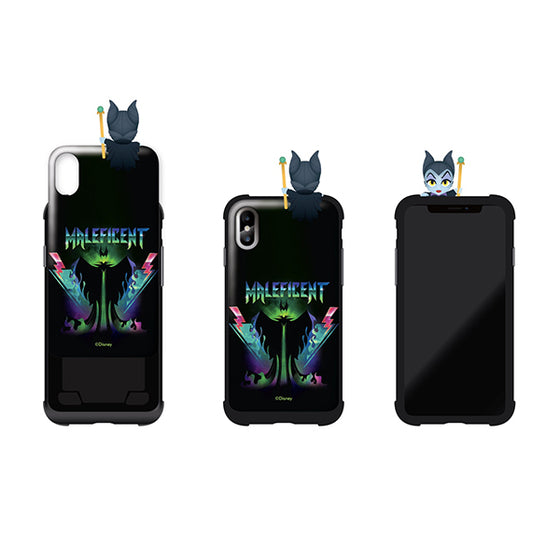 Maleficent Disney mini Figure Card Slot Slidable Cover iphone Case