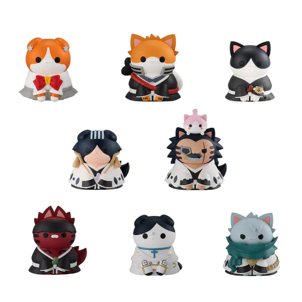 MEGA CAT PROJECT BLEACH：Thousand-Year Blood War BLEACH Nyan (set of 8) 死神 漂靈 千年血戰