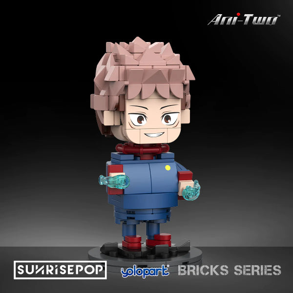 Big Head Bricks Jujutsu Kaisen (Yuji Itadori / Megumi Fushiguro / Satoru Gojo / Nobara Kugisaki) 咒術迴戰 積木