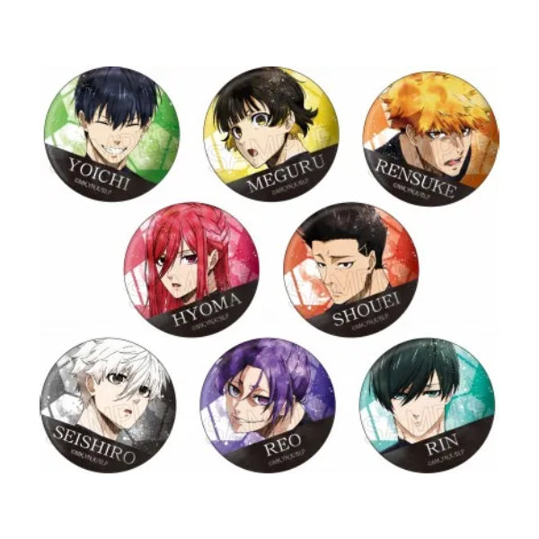 Blue Lock Wet Color Series Can Badge Vol.2 (Set of 8) 藍色監獄 襟章