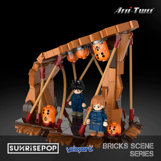 Small Scene Bricks (Megumi+Nobara) 咒術迴戰 釘崎野薔薇 伏黑惠 積木