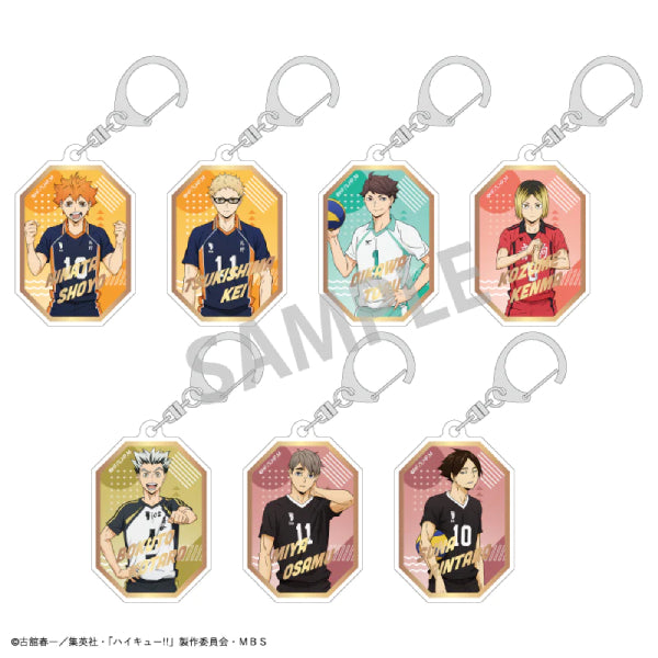 Haikyu!! Trading Gilding Key Ring A (set of 7) 排球少年 鎖匙扣 吊飾 掛飾
