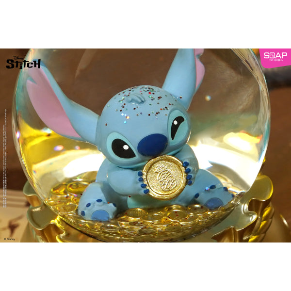 Disney Stitch Coin Treasure Hunt Party Snow Globe 迪士尼 史迪仔 水晶球