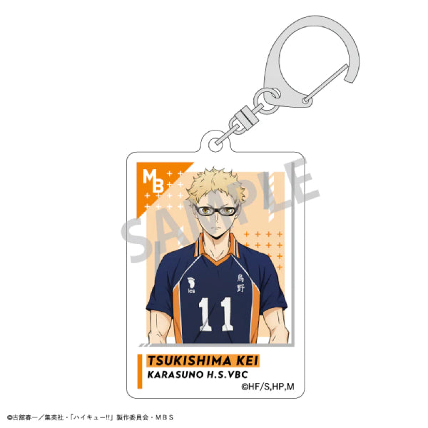 Haikyu!! Trading Acrylic Key Ring A (Set of 7) 排球少年 鎖匙扣 吊飾 掛飾