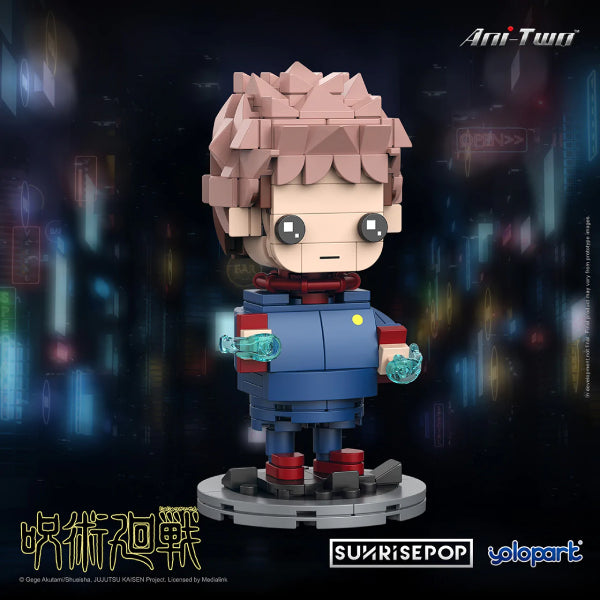 Big Head Bricks Jujutsu Kaisen (Yuji Itadori / Megumi Fushiguro / Satoru Gojo / Nobara Kugisaki) 咒術迴戰 積木
