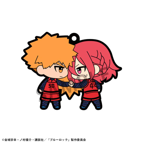 Rubber Mascot Buddycolle BLUE ROCK (set of 6) 藍色監獄 鎖匙扣 掛飾 吊飾 blue lock