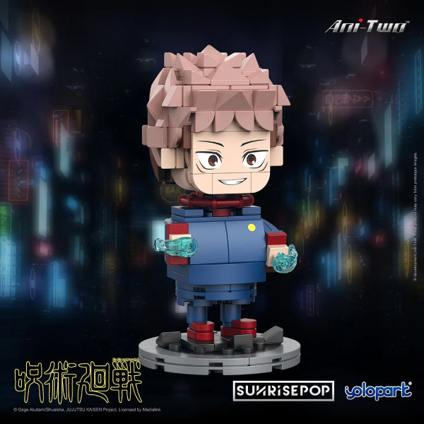 Big Head Bricks Jujutsu Kaisen (Yuji Itadori / Megumi Fushiguro / Satoru Gojo / Nobara Kugisaki) 咒術迴戰 積木