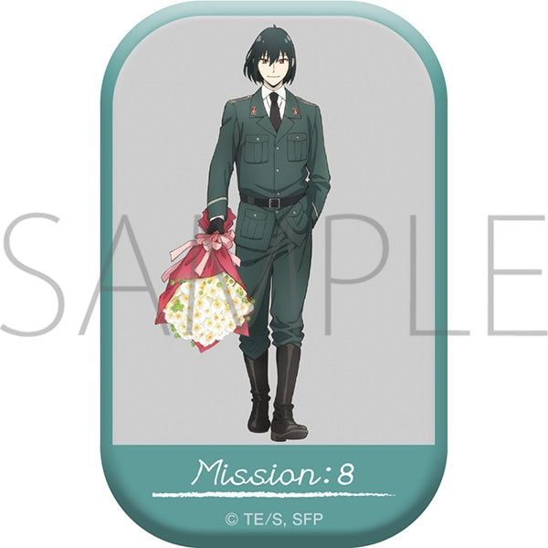 SPY x FAMILY Square Can Badge MISSION 間諜家家酒 (4 variants)