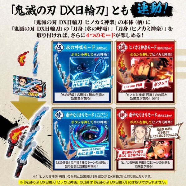 DEMON SLAYER NARIKIRI NICHIRIN SWORD ~KAMADO TANJIRO: Hinokamikagura~