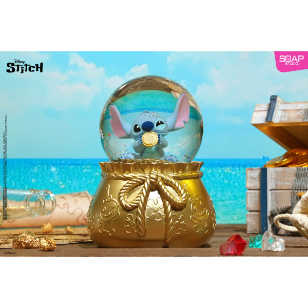 Disney Stitch Coin Treasure Hunt Party Snow Globe 迪士尼 史迪仔 水晶球