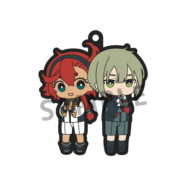 Rubber Mascot Buddycolle Mobile Suit Gundam： The Witch from Mercury (set of 6) 機動戰士 高達 水星的魔女 鎖匙扣 掛飾 吊飾