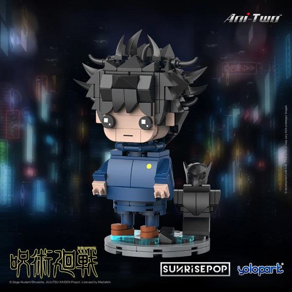 Big Head Bricks Jujutsu Kaisen (Yuji Itadori / Megumi Fushiguro / Satoru Gojo / Nobara Kugisaki) 咒術迴戰 積木