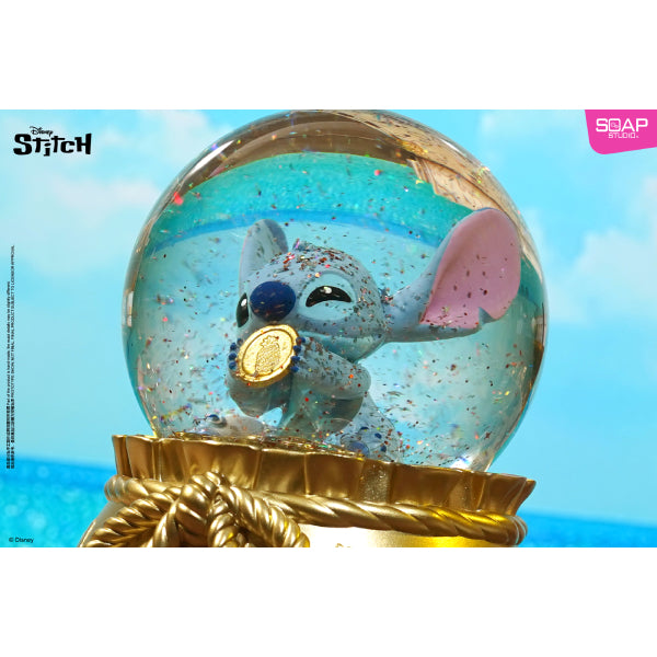 Disney Stitch Coin Treasure Hunt Party Snow Globe 迪士尼 史迪仔 水晶球