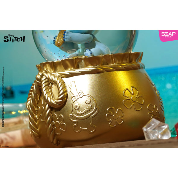 Disney Stitch Coin Treasure Hunt Party Snow Globe 迪士尼 史迪仔 水晶球