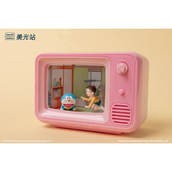 Doraemon TV micro scene box (Blue / Pink) 多啦A夢 叮噹 大雄