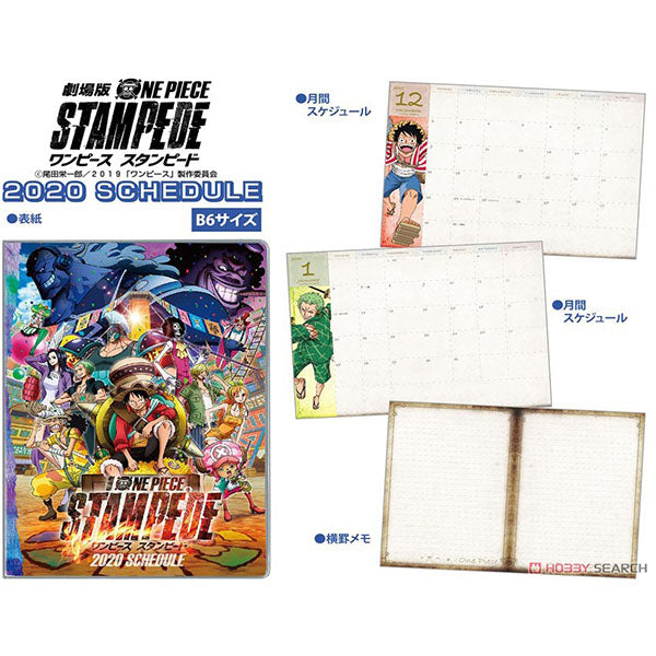 One Piece: Stampede 2020 Schedule Book