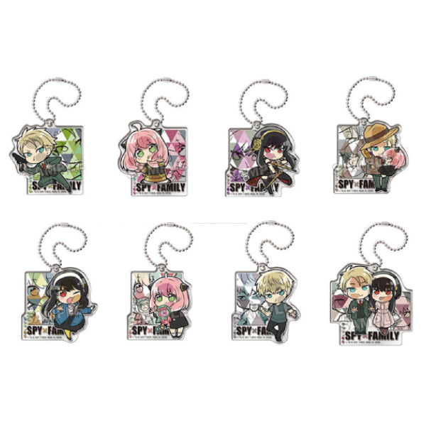 Pita! Deformed Spy x Family Acrylic Key Ring (Set of 8) 間諜家家酒  間諜過家家 安妮亞 アーニャ