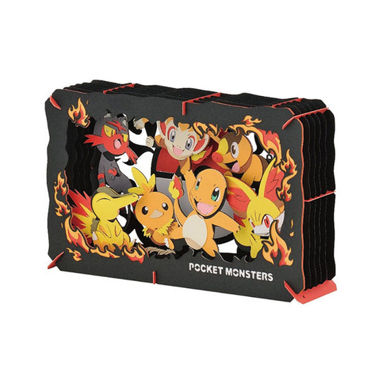 Pokemon Fire 7 Monsters PT-L07 Craft Kit Paper Theater