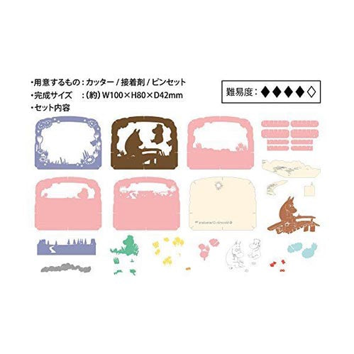 Paper Theater - Moomin PT-082 Moomin on the Bridge | Ensky| Up-Next HK