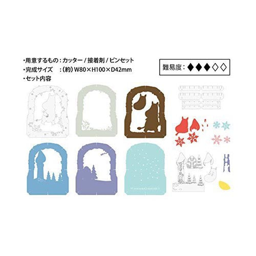 Paper Theater - Moomin PT-083 Moomin House in the Snow | Up-Next HK