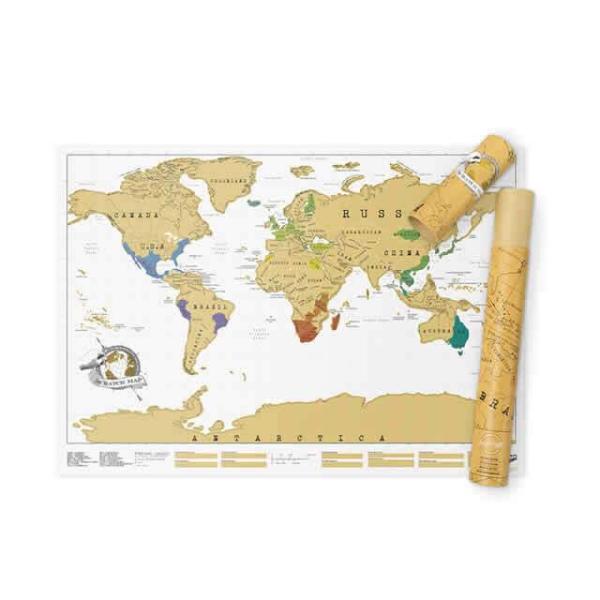 Scratch Map Original (82.5 x 59.4cm) | 刮刮地圖旅行家必備 Travel | Up-Next HK