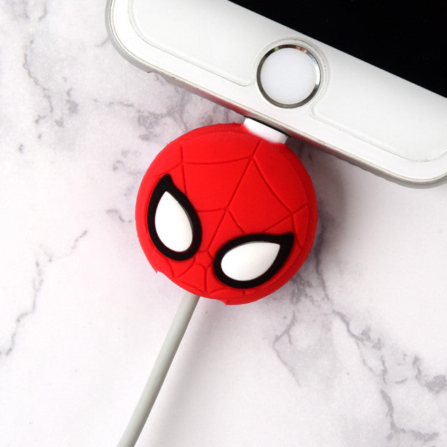 Marvel iPhone Android Smartphone Cable Protector Spiderman
