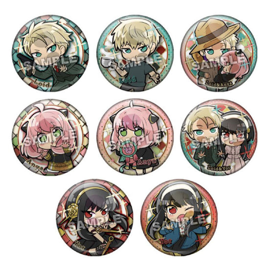 Pita! Deformed Spy x Family Can Badge (Set of 8) 間諜家家酒 間諜過家家 安妮亞 アーニャ 襟章