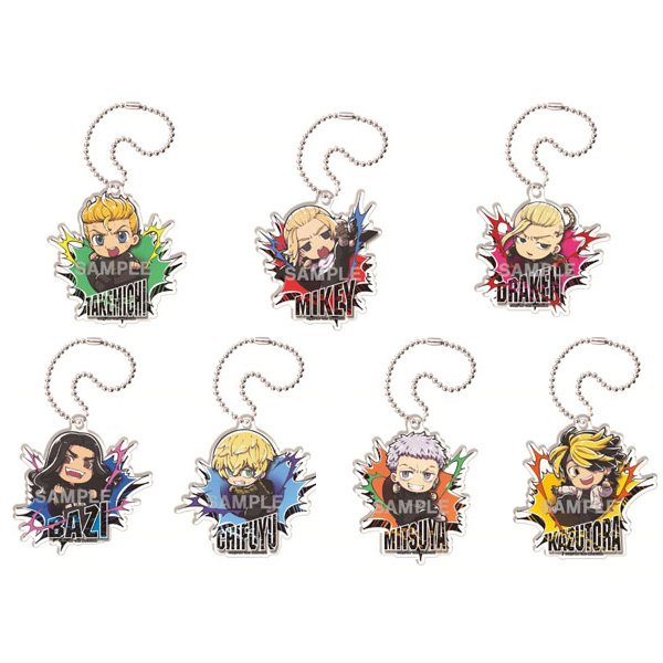 Buchimasu ! Tokyo Revengers Acrylic Key Ring (Set of 7) 東京復仇者 吊飾 鎖匙扣